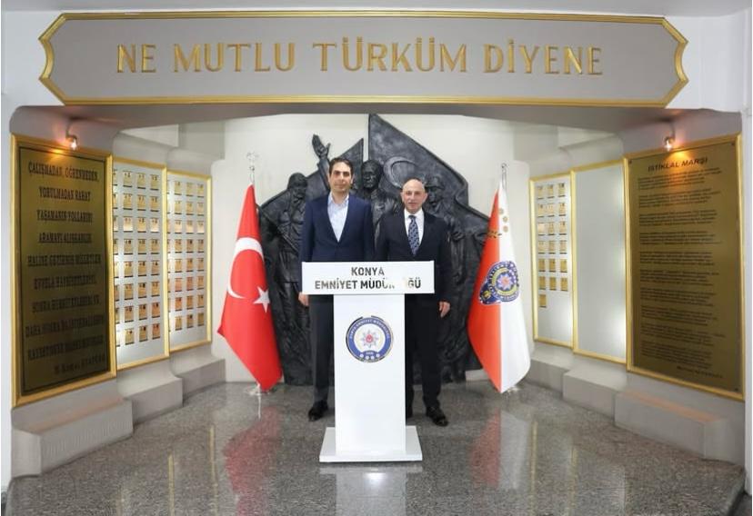 Destek Hizmetleri Daire Başkanı Sayın Hakan TÜRKMEN, İl Emniyet Müdürümüz Sayın Maksut YÜKSEK’i Ziyaret Etti
