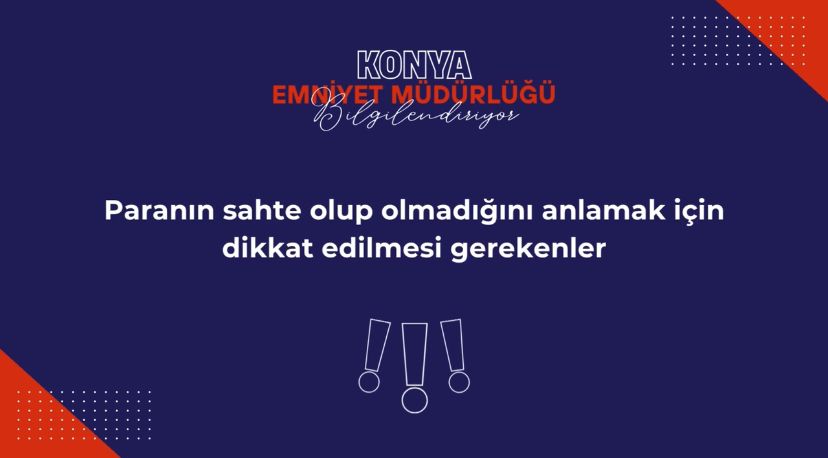 Kurban Bayramı Öncesi Sahte Paraya Karşı Dikkat !!!