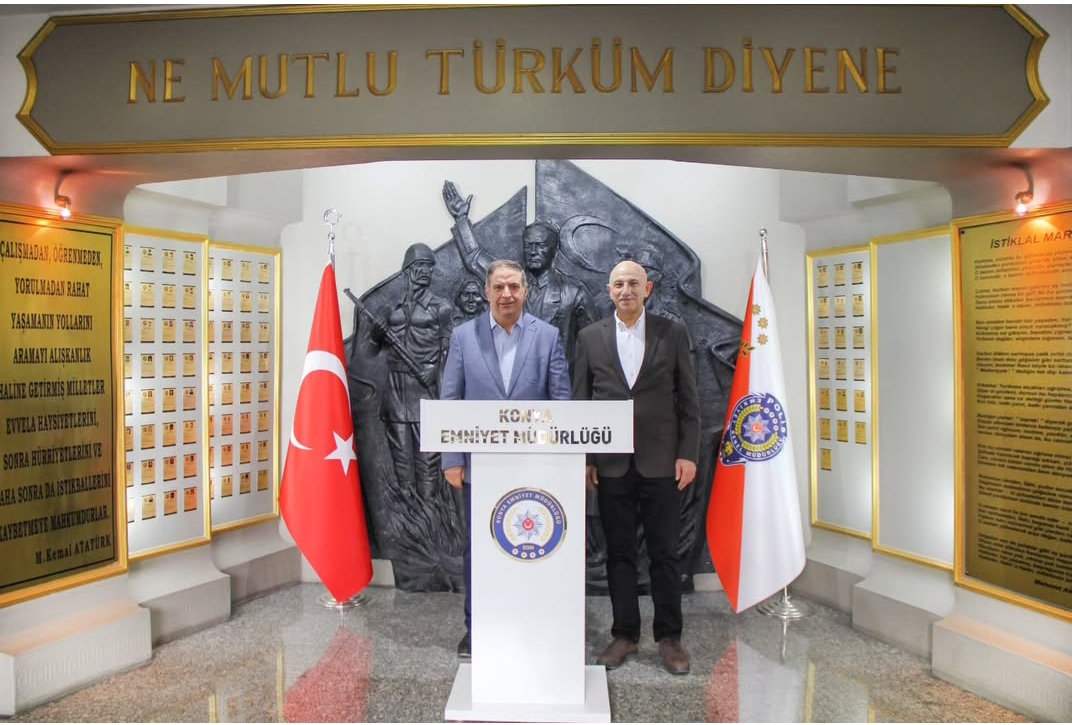 Göçmen ve Hudut Kapıları Daire Başkanı Sayın Fahri BULUT, İl Emniyet Müdürümüz Sayın Maksut YÜKSEK'i Makamında Ziyaret Etti