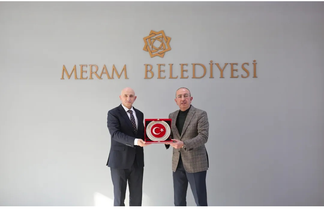 İl Emniyet Müdürümüz Sayın Maksut YÜKSEK, Meram Belediye Başkanı Sayın Mustafa KAVUŞ’a İade-i Ziyarette Bulundu