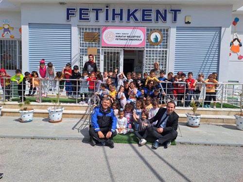 Toplum Destekli Polislik Şube Müdürlüğü Ekiplerimiz Anaokulundaki Çocuklarımızı Ziyaret Etti 